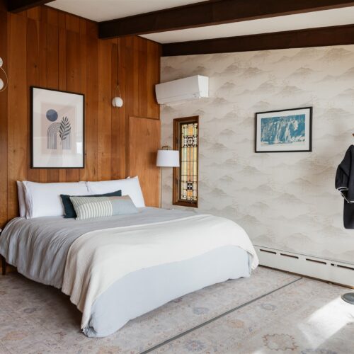 Soft textures and warm tones create a peaceful, restorative retreat.