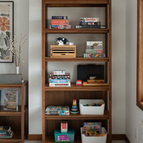 Board games and comforts for slow days and family fun.