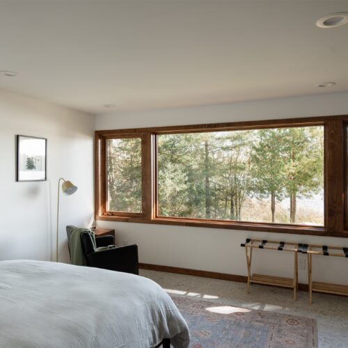 Expansive lake views make this room a guest favorite.